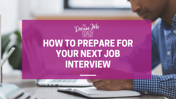 Preparing for your next interview blog post banner
